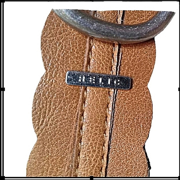 Relic Brown Leather Laser Cut Belt - Picture 5 of 5